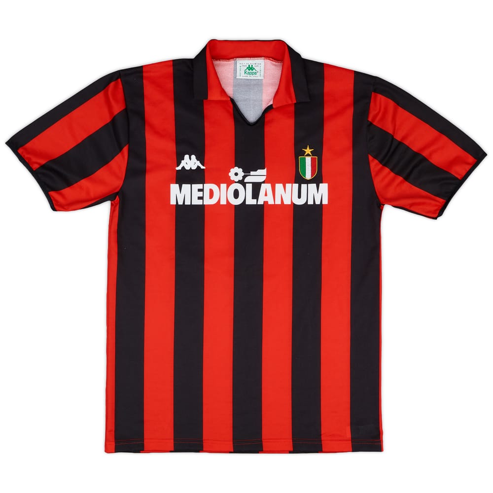 1988-89 AC Milan Match Issue Home Shirt #5