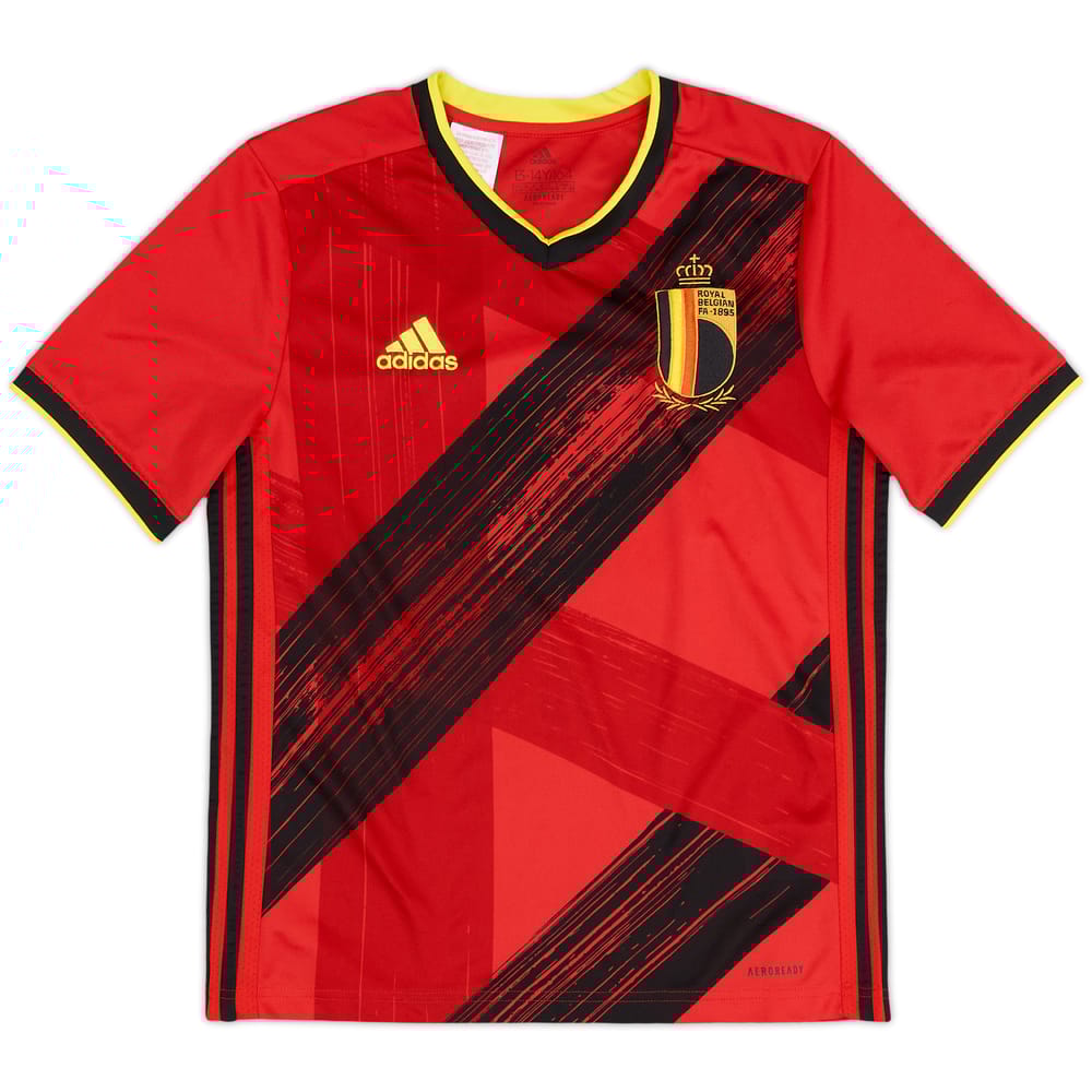 2020-21 Belgium Home Shirt - 10/10 - (L.Boys)