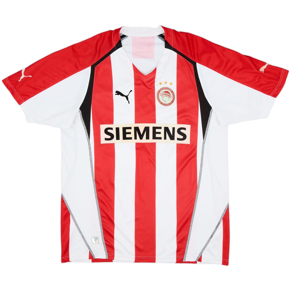 2005-06 Olympiakos Home Shirt - 8/10 - (L)