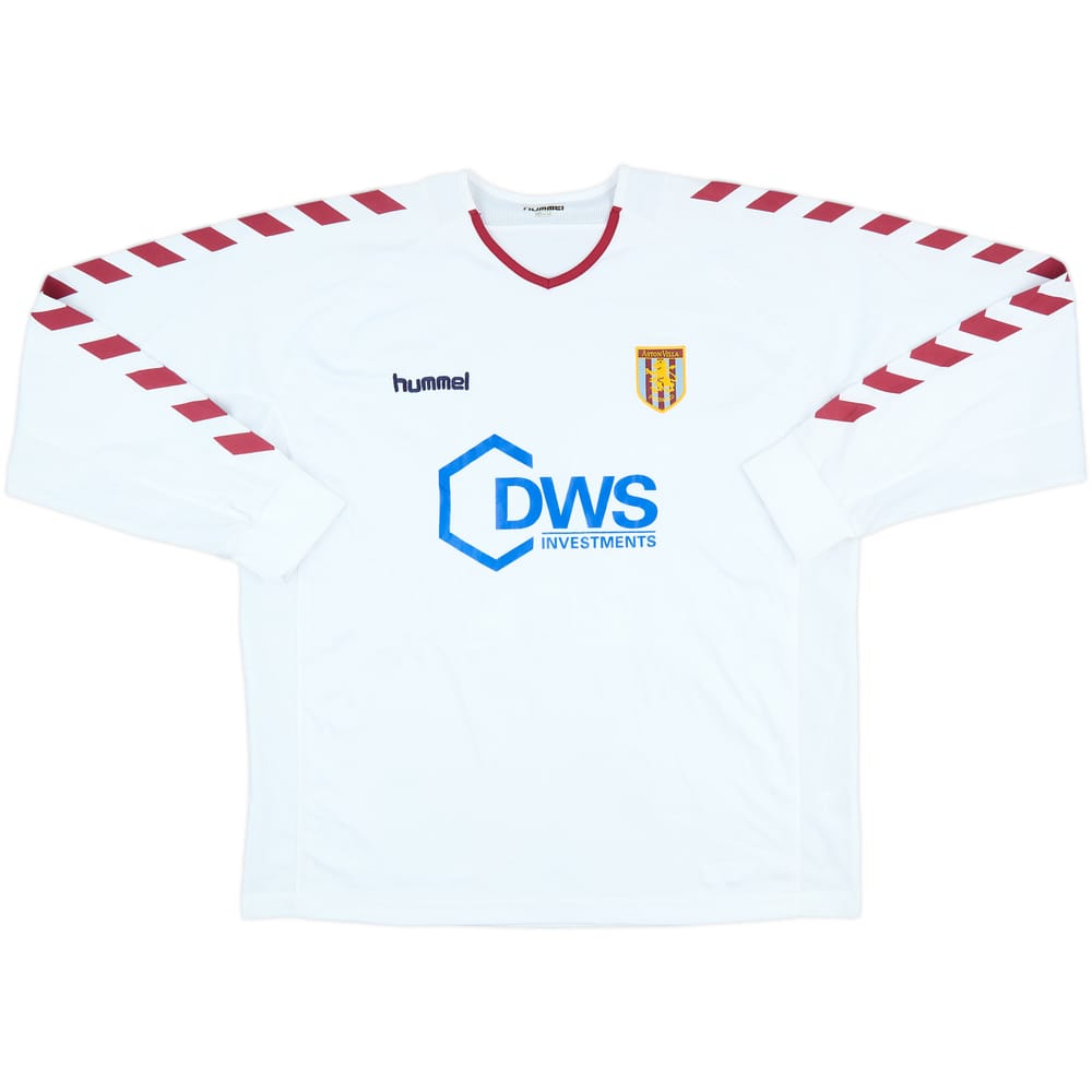 2004-05 Aston Villa Match Issue Away L/S Shirt #24