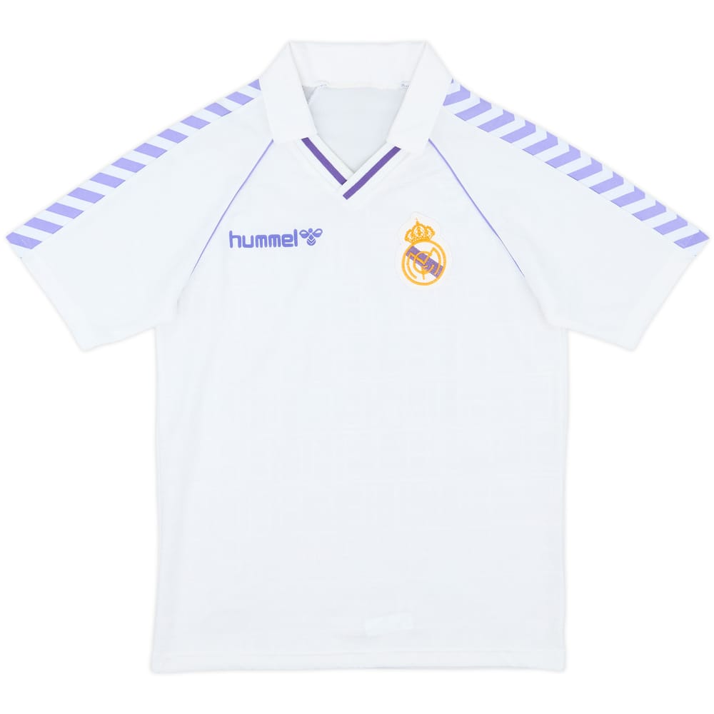 1986-88 Real Madrid Home Shirt - 8/10 - (S)