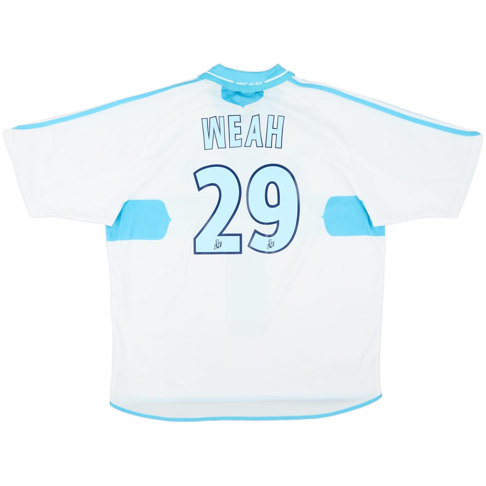 2000-01 Olympique Marseille Home Shirt Weah #29 - 6/10 - (XL)