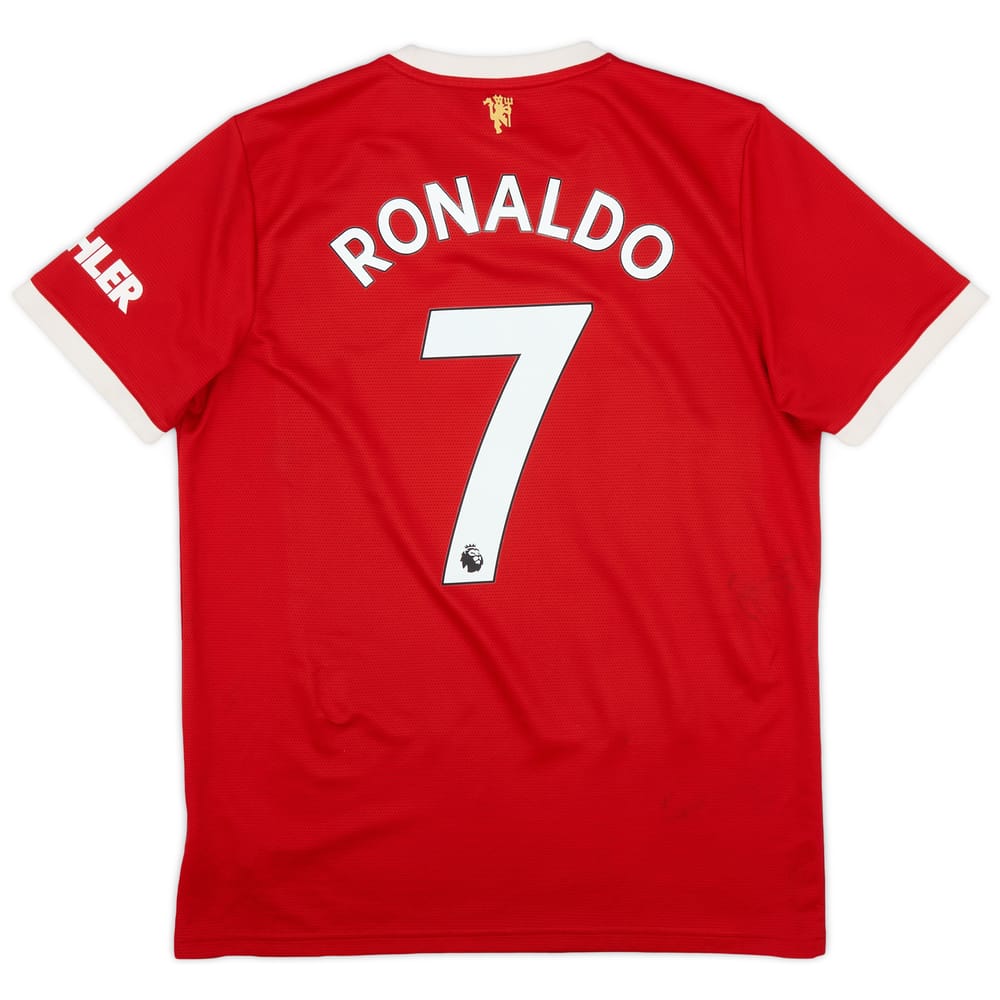 2021-22 Manchester United Home Shirt Ronaldo #7 - 8/10 - (L)