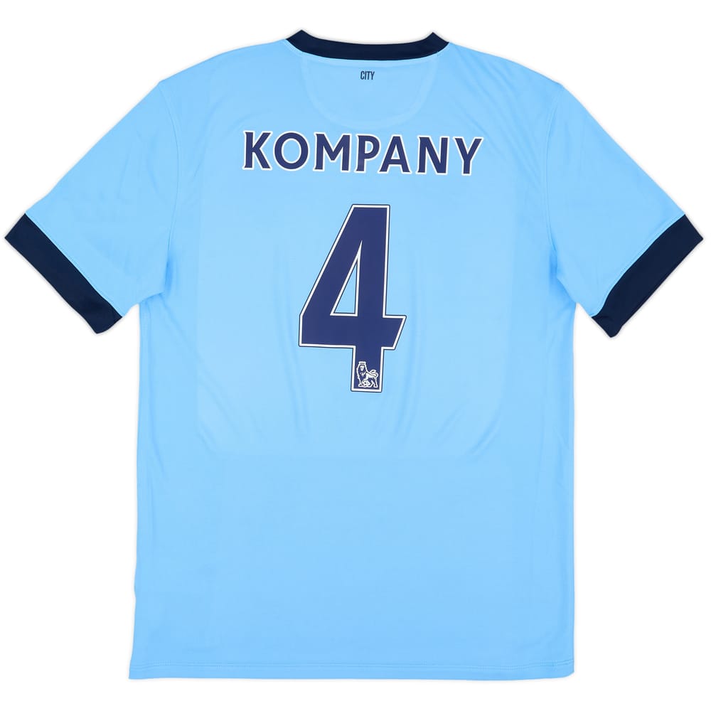 2014-15 Manchester City Home Shirt Kompany #4 (L)