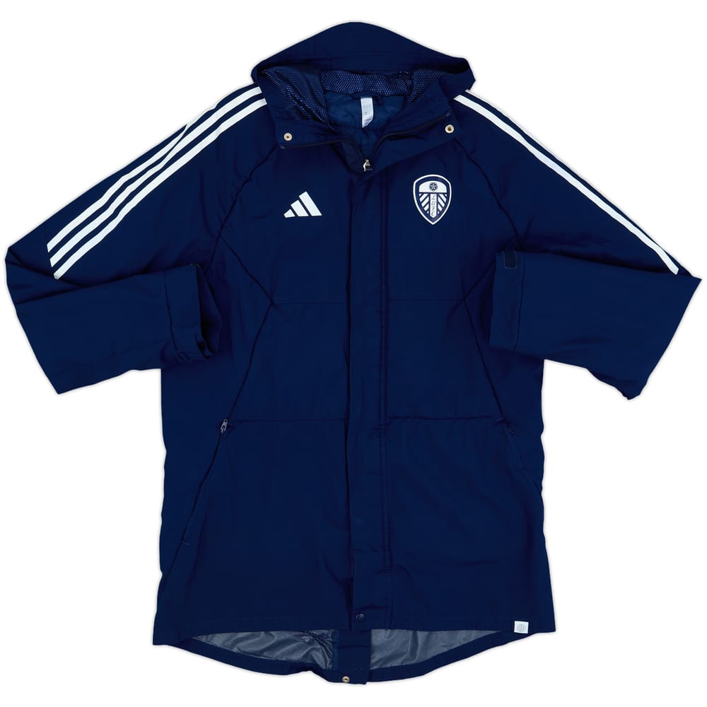 2023-24 Leeds adidas Padded Bench Coat - 8/10 - (M)