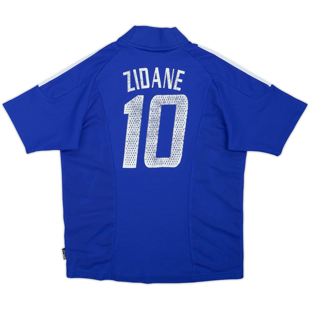 2002-04 France Home Shirt Zidane #10 - 5/10 - (XL.Boys)