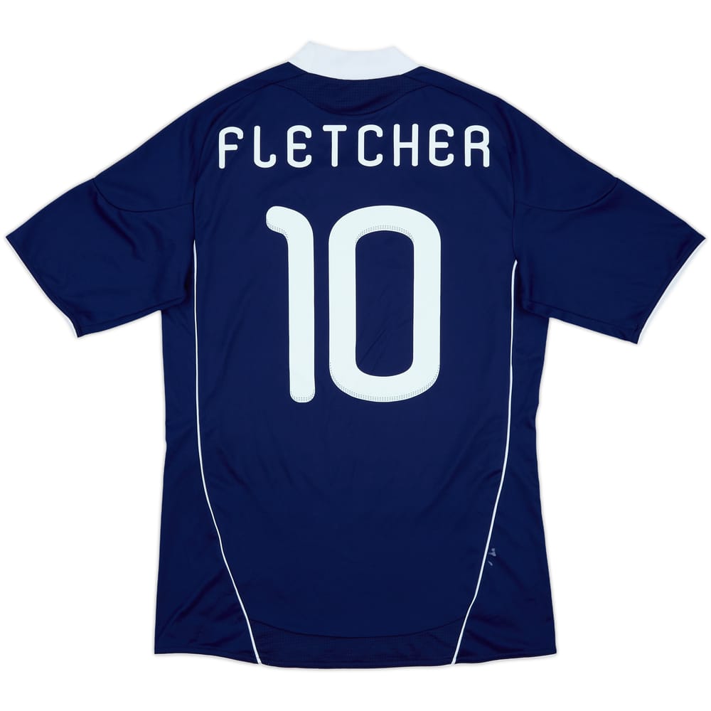2010-11 Scotland Home Shirt Fletcher #10 - 9/10 - (M)