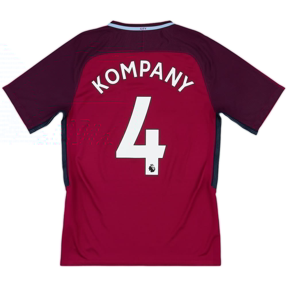 2017-18 Manchester City Away Shirt Kompany #4 - 8/10 - (S)