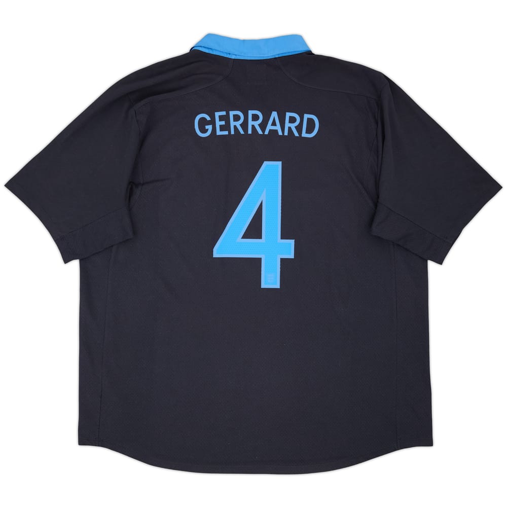 2011-12 England Away Shirt Gerrard #4 - 8/10 - (4XL)