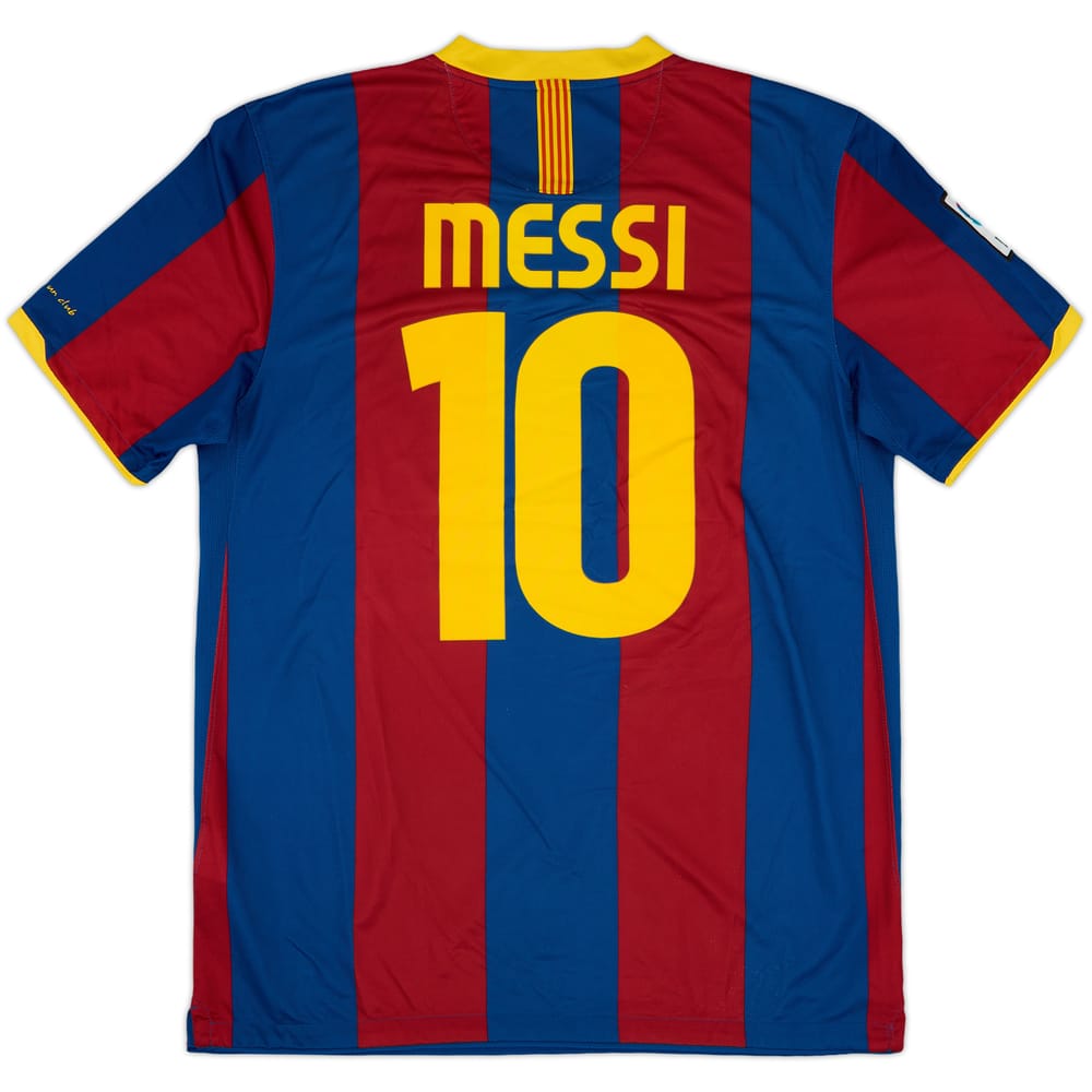 2010-11 Barcelona Home Shirt Messi #10 - 8/10 - (L)