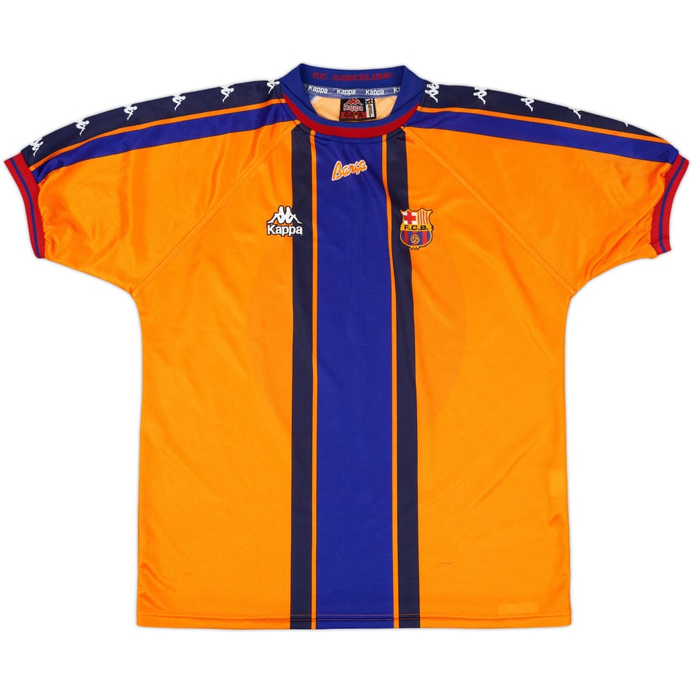 1997-98 Barcelona Away Shirt - 8/10 - (XL)
