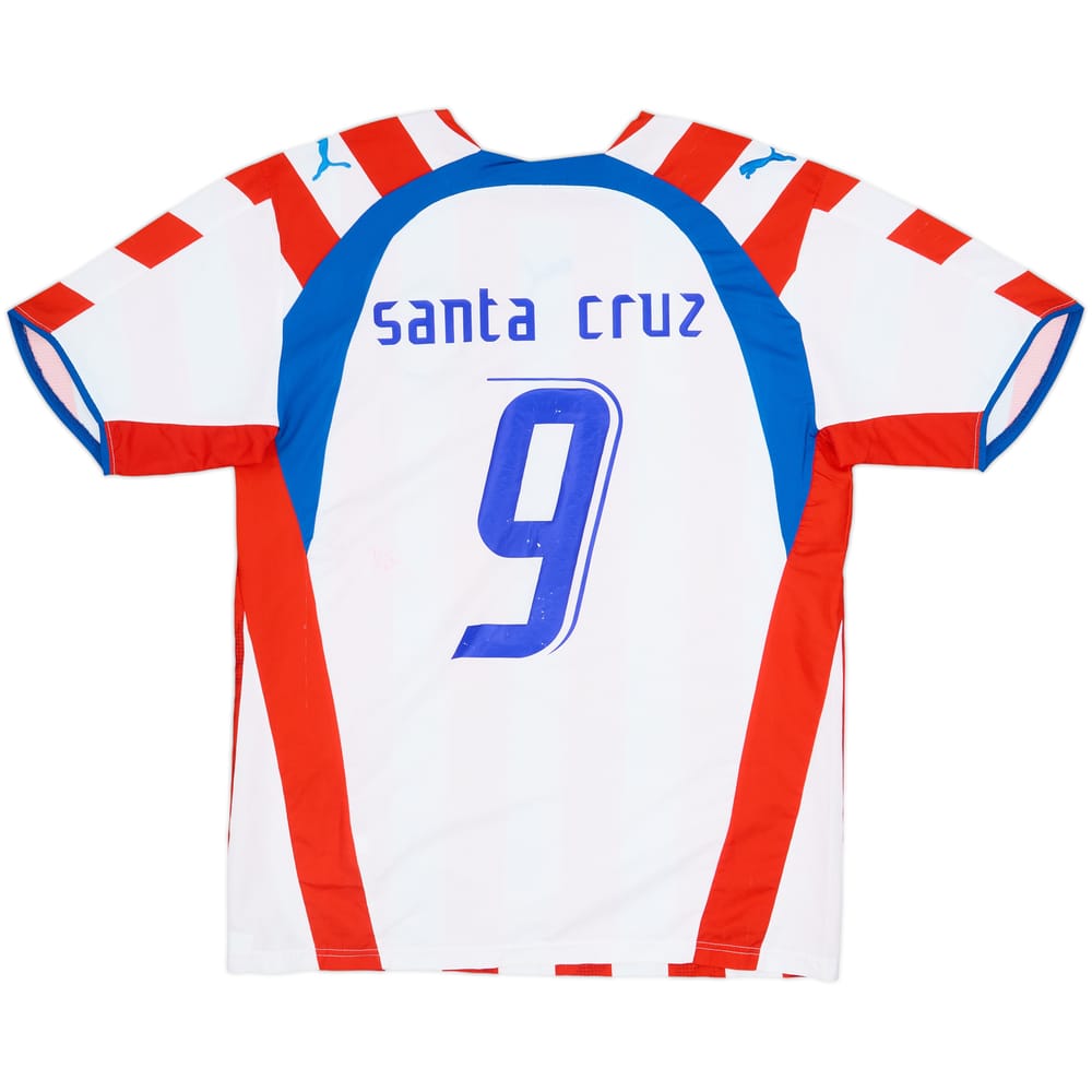 2006-07 Paraguay Home Shirt Santa Cruz #9 - 5/10 - (L)