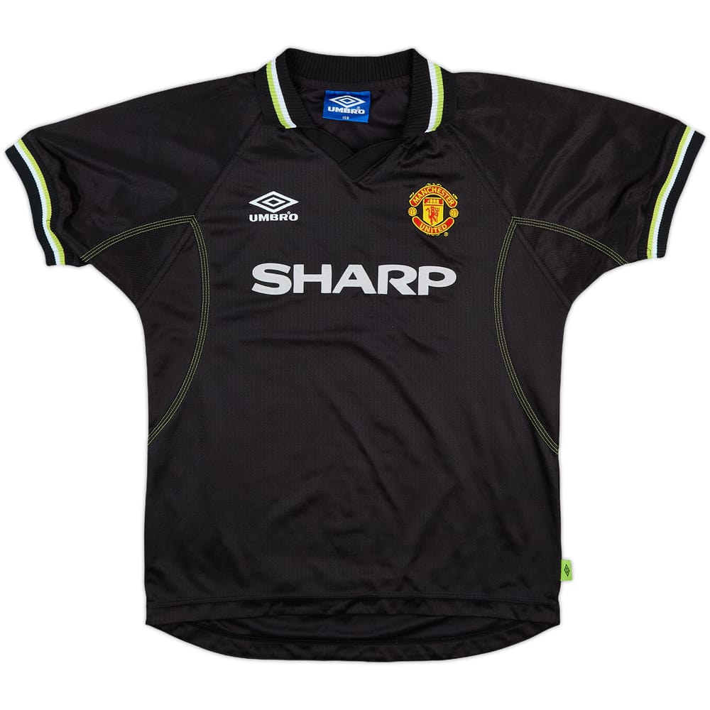 1998-99 Manchester United Third Shirt - 9/10 - (L.Boys)