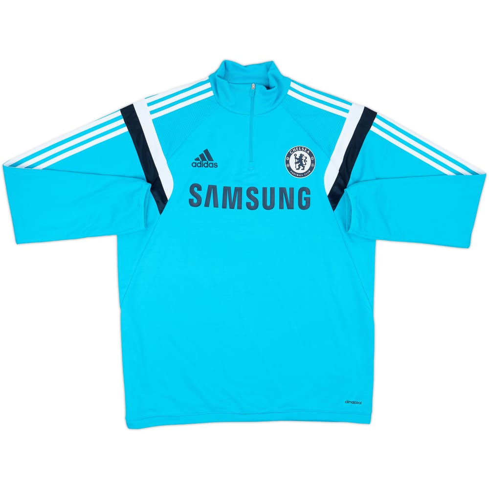 2014-15 Chelsea adidas 1/4 Zip Drill Top - 10/10 - (L)