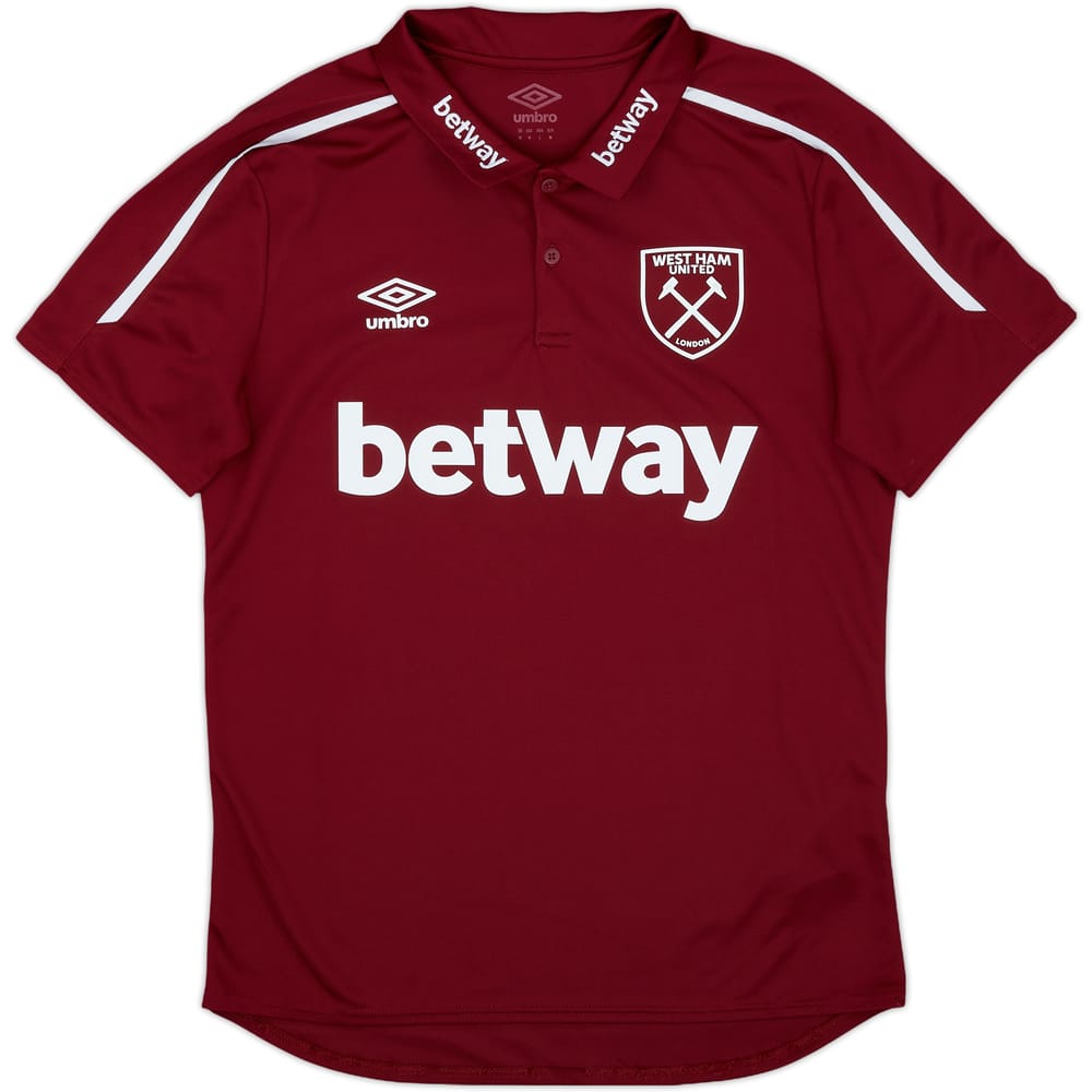 2019-20 West Ham Umbro Polo Shirt - 7/10 - (M)