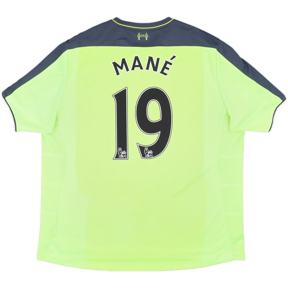 2016-17 Liverpool Third Shirt Mane #19 - 7/10 - (XXL)