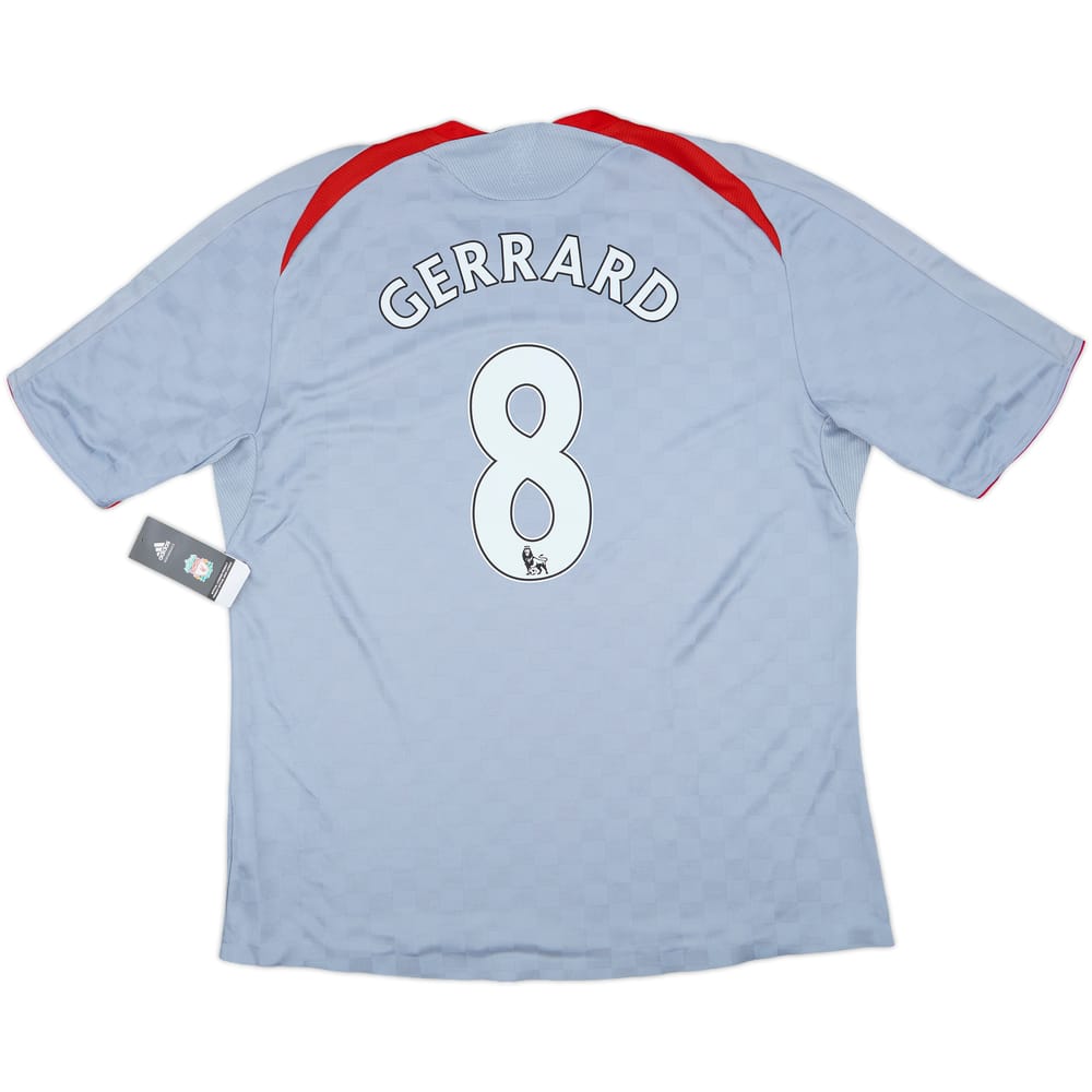 2008-09 Liverpool Player Issue Away Shirt Gerrard #8 (XXL)