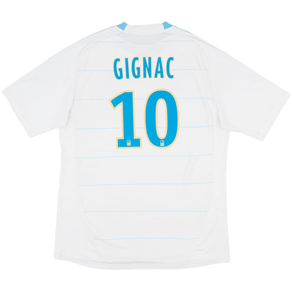 2010-11 Olympique Marseille Home Shirt Gignac #10 - 6/10 - (XL)