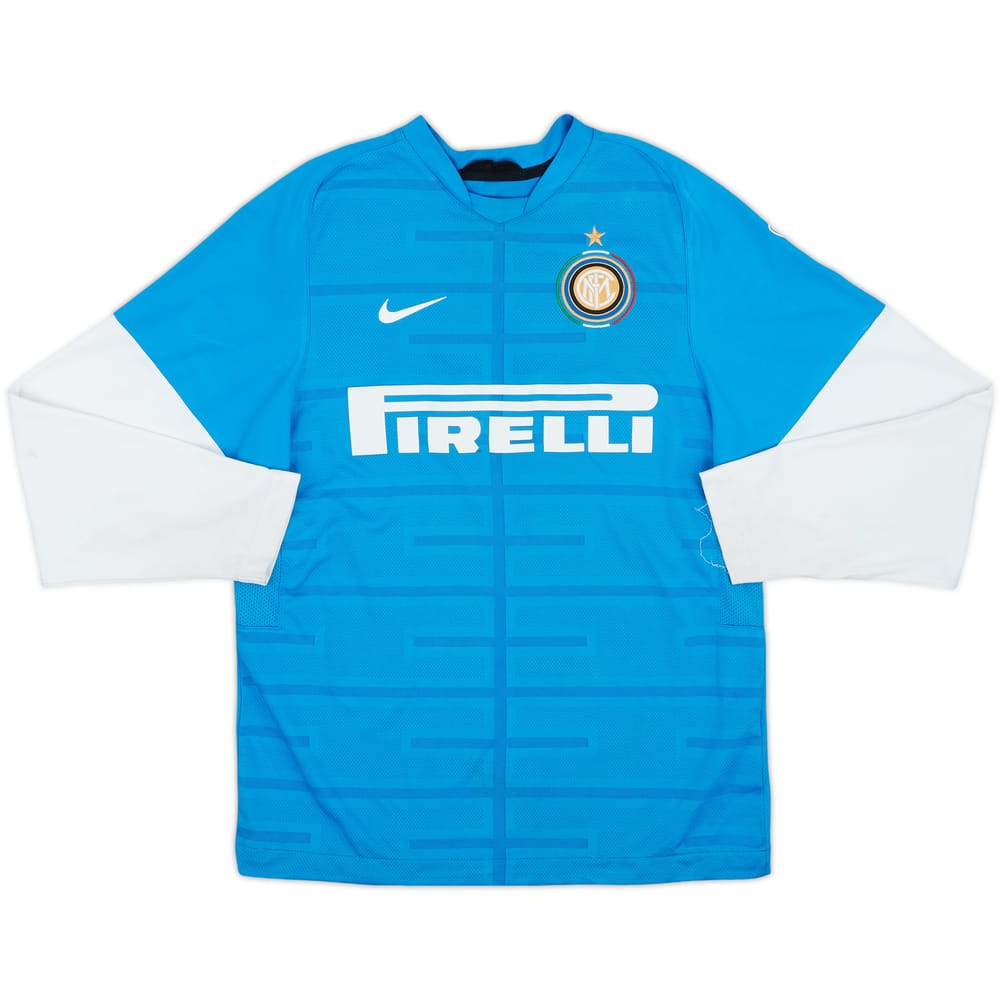 2009-10 Inter Milan Nike Training L/S Shirt - 7/10 - (M.Boys)