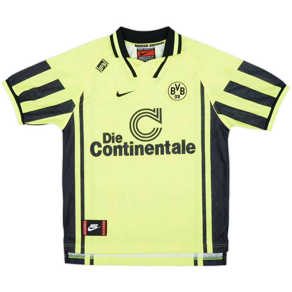 1996-97 Borussia Dortmund Home Shirt #111 - 8/10 - (L.Boys)