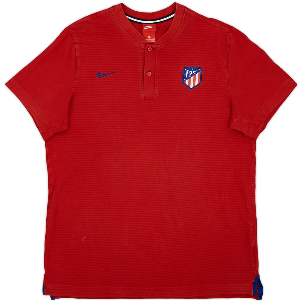 2017-18 Atletico Madrid Nike Polo Shirt - 8/10 - (XL)