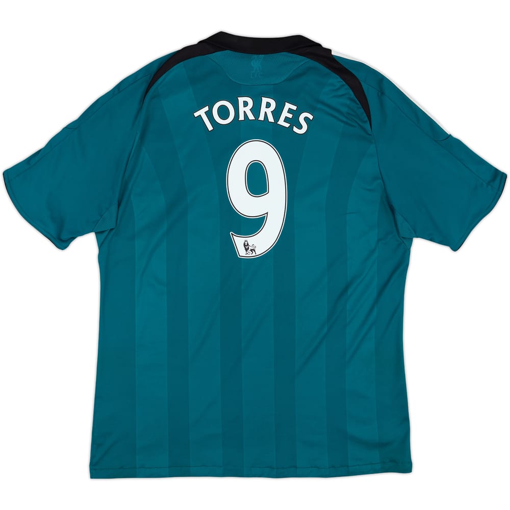 2008-09 Liverpool Third Shirt Torres #9 - 7/10 - (XL)