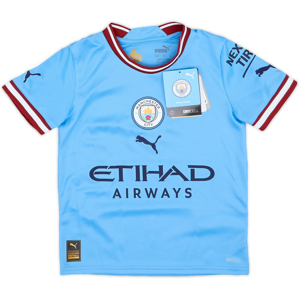 2022-23 Manchester City Home Shirt (5-6 Years)