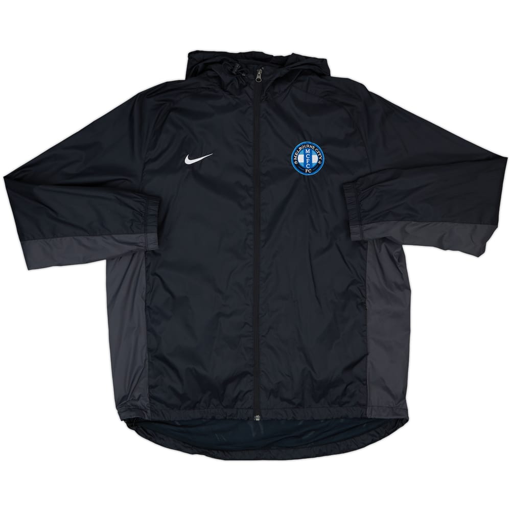 2015-16 Melbourne City Nike Hooded Rain Jacket - 8/10 - (XL)
