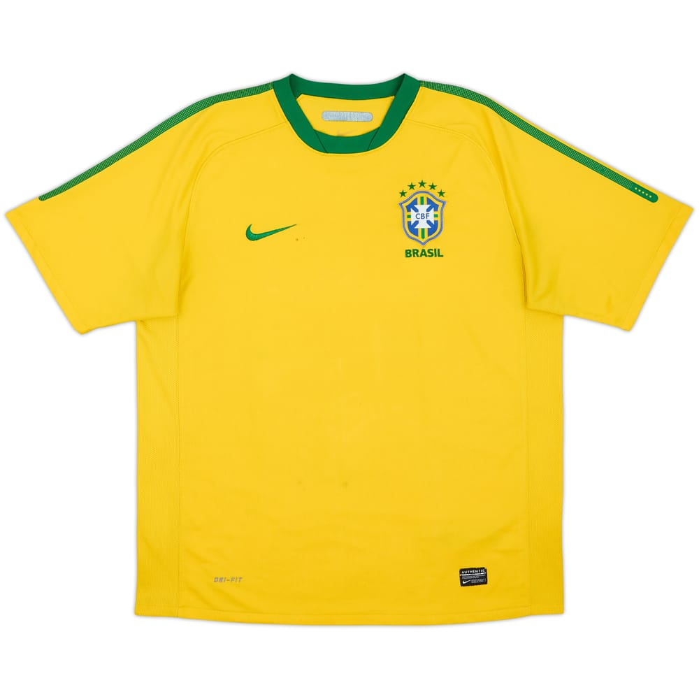 2010-11 Brazil Home Shirt - 4/10 - (L)