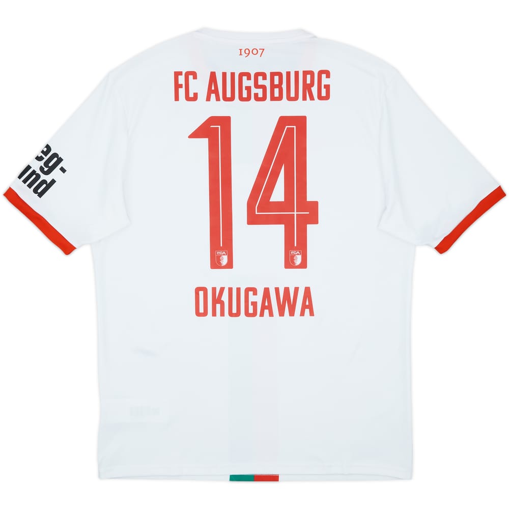 2023-24 Augsburg Home Shirt Okugawa #14 - 7/10 - (L)