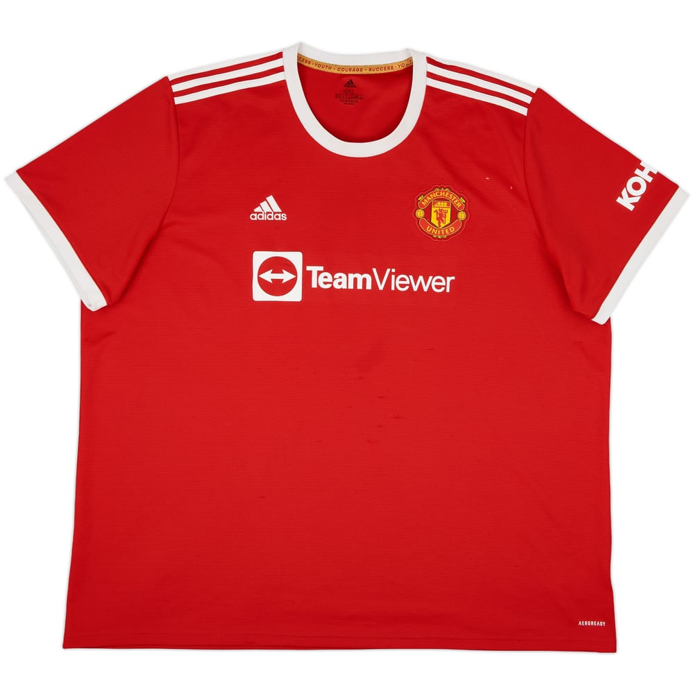 2021-22 Manchester United Home Shirt - 6/10 - (4XL)