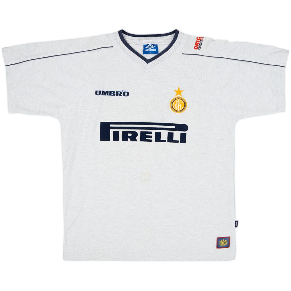 1997-98 Inter Milan Umbro Cotton T-Shirt - 8/10 - (XL)