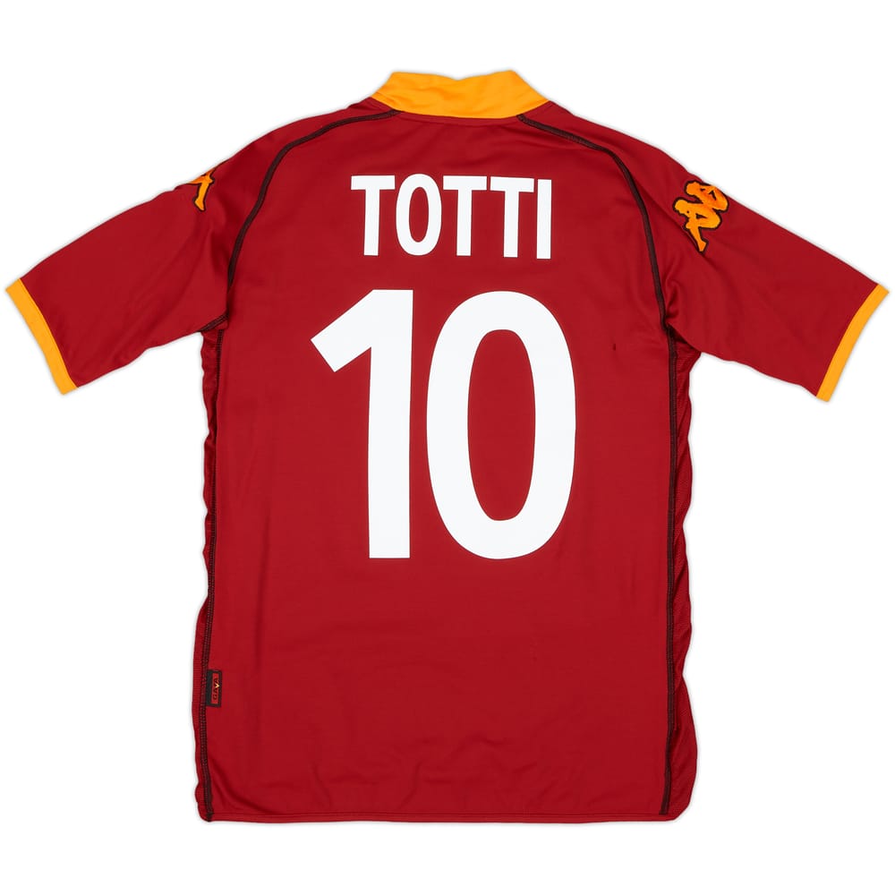2002-03 Roma Home Shirt Totti #10 - 6/10 - (M)