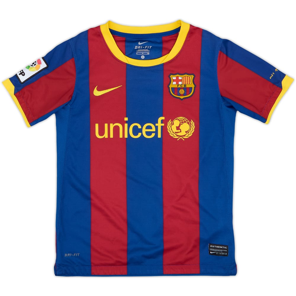 2010-11 Barcelona Home Shirt - 8/10 - (S.Boys)