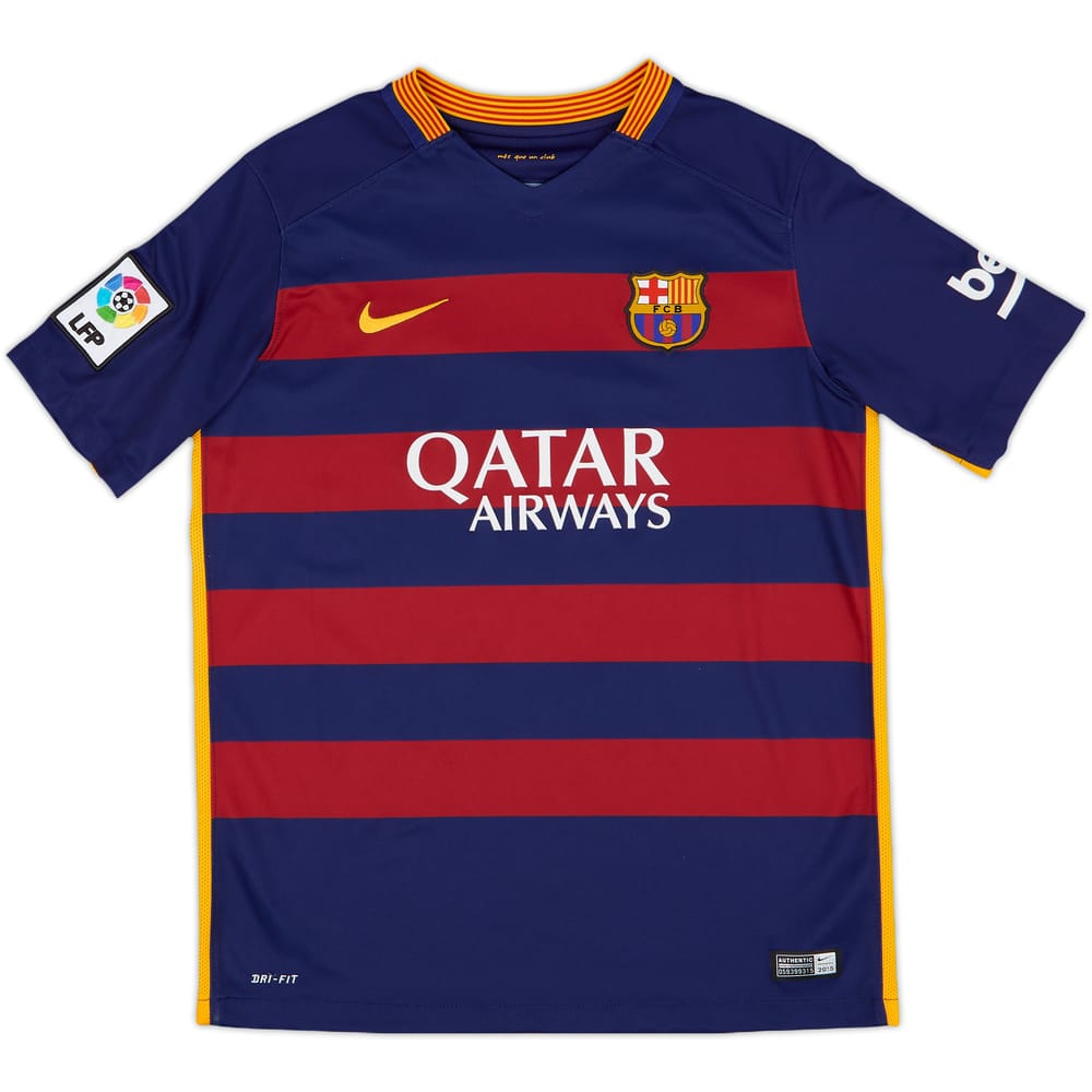 2015-16 Barcelona Home Shirt - 9/10 - (XL.Boys)
