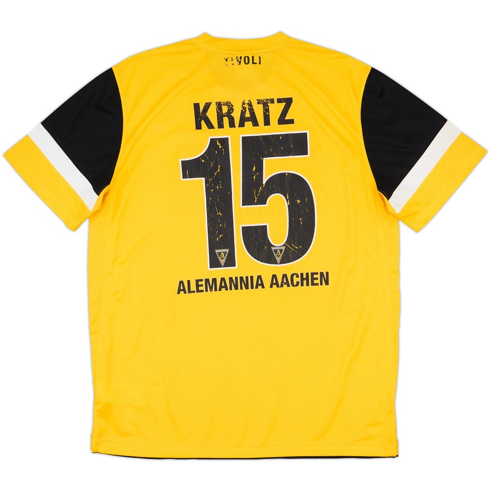2011-12 Alemannia Aachen Home Shirt Kratz #15 - 5/10 - (XL)
