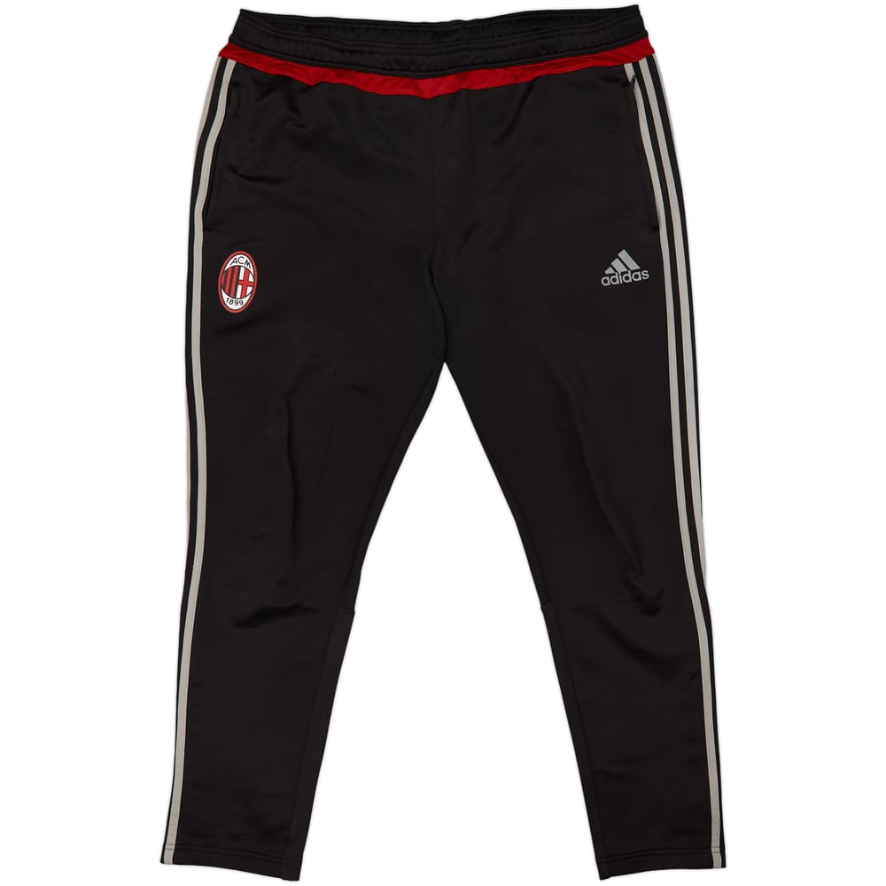 2015-16 AC Milan adidas Track Pants/Bottoms - 5/10 - (XL)