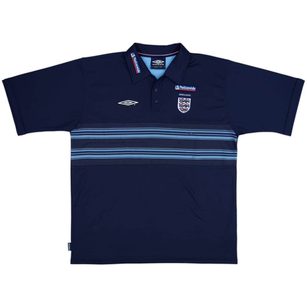 2002-04 England Umbro Polo Shirt - 9/10 - (XL)