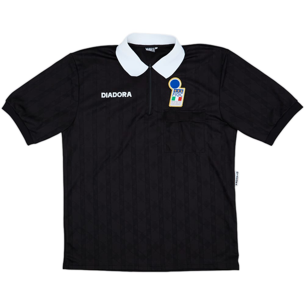 1990s Italy FIGC Diadora Referee Shirt - 8/10 - (XL)