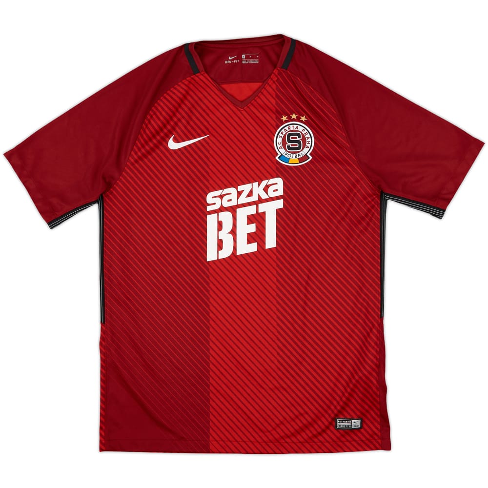 2017-18 Sparta Prague Home Shirt - 7/10 - (M)