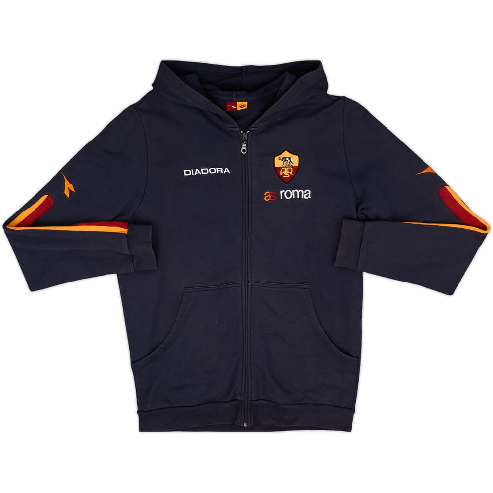 2003-04 Roma Diadora Hooded Sweat Top - 9/10 - (XL)