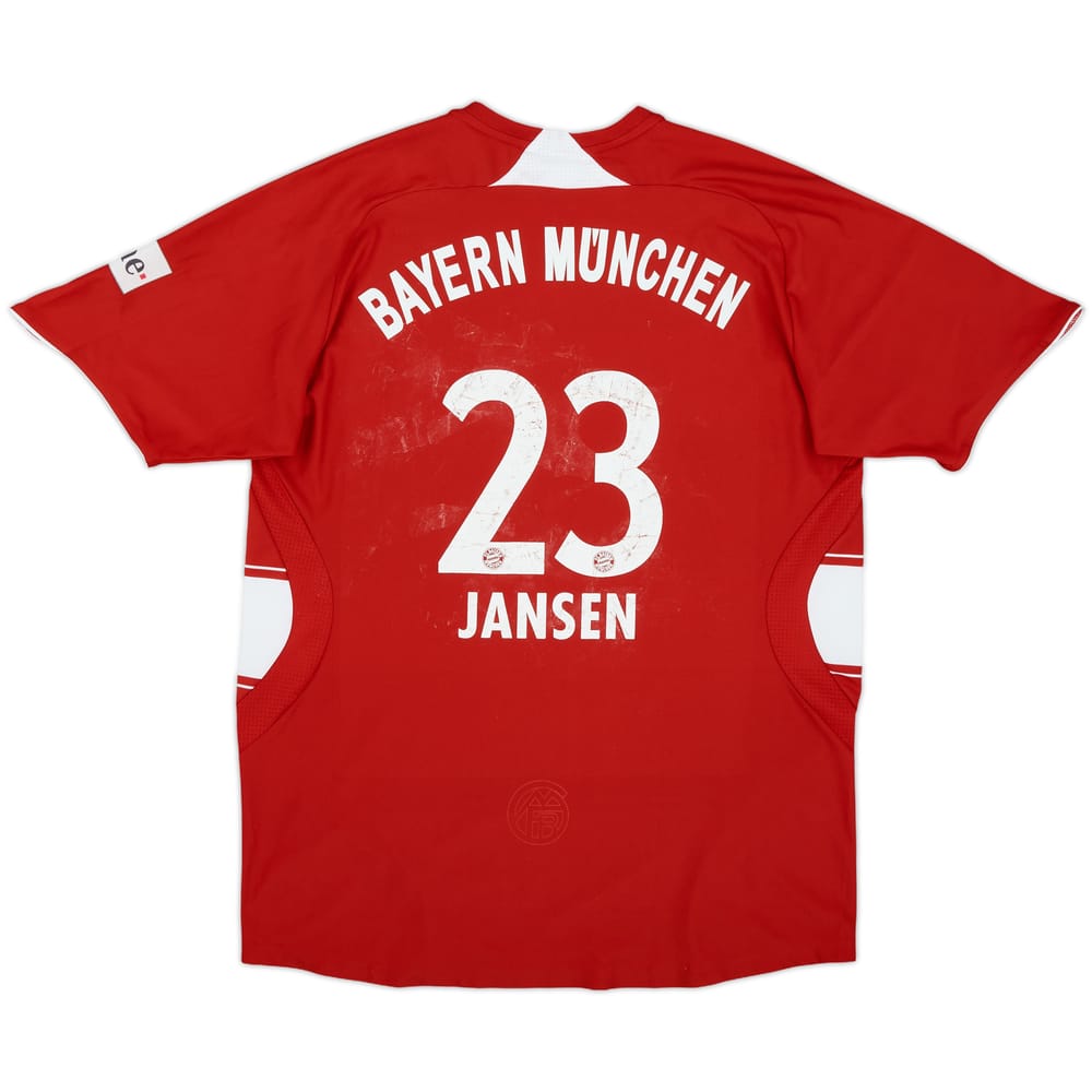 2007-08 Bayern Munich Home Shirt Jansen #23 - 4/10 - (XL.Boys)