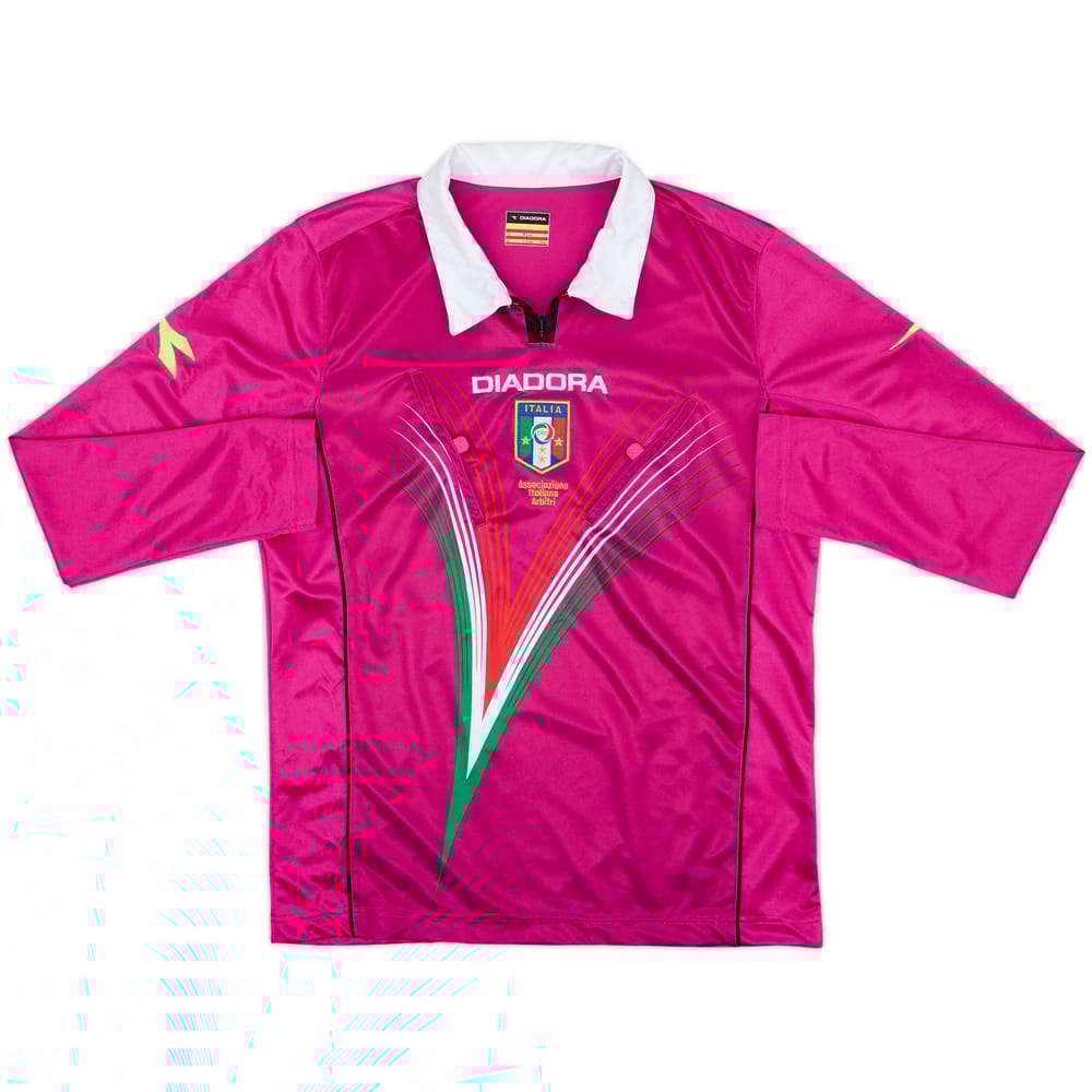 2012-13 Italy Diadora Referee L/S Shirt - 6/10 - (S)