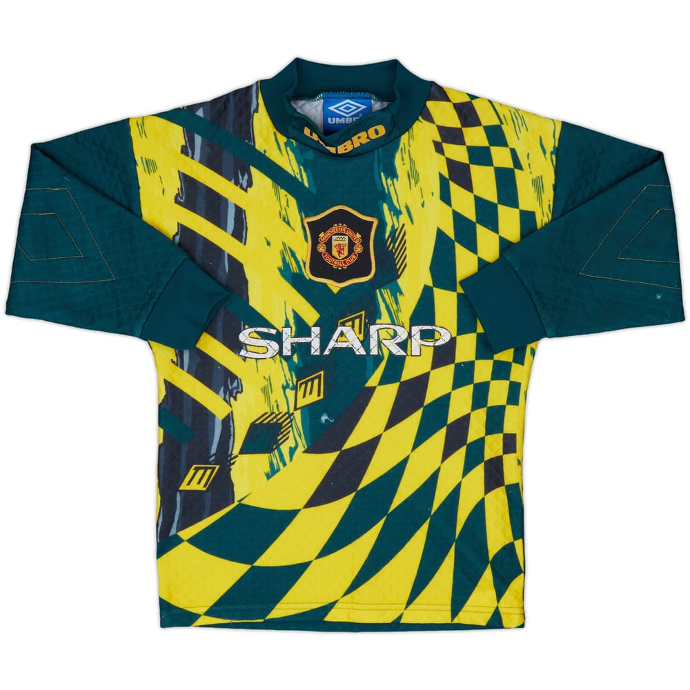 1994-96 Manchester United GK Shirt - 5/10 - (L.Boys)