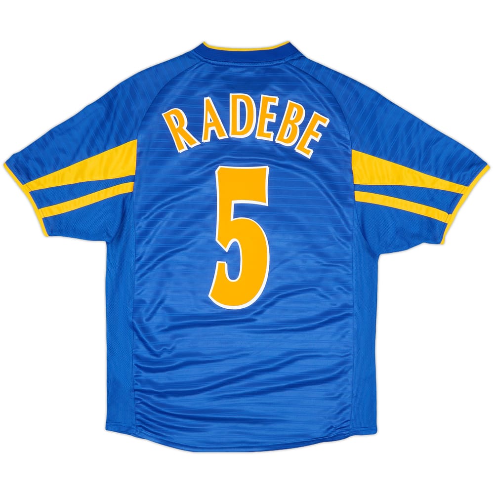 2001-03 Leeds United Away Shirt Radebe #5 - 7/10 - (S)