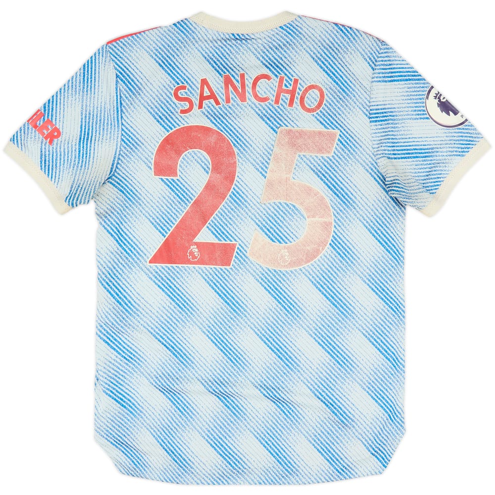 2021-22 Manchester United Authentic Away Shirt Sancho #20 - 4/10 - (M)