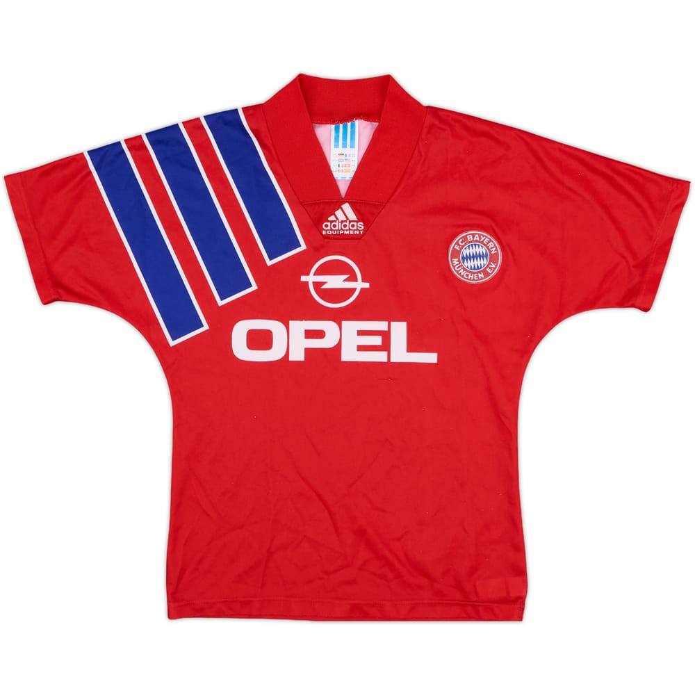 1991-93 Bayern Munich Home Shirt - 8/10 - (L.Boys)