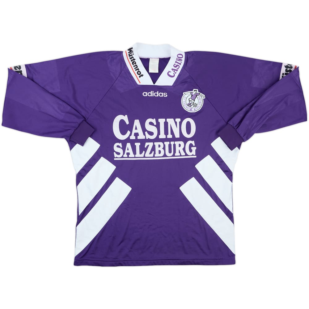 1995-96 Casino Salzburg Match Issue Home L/S Shirt #3