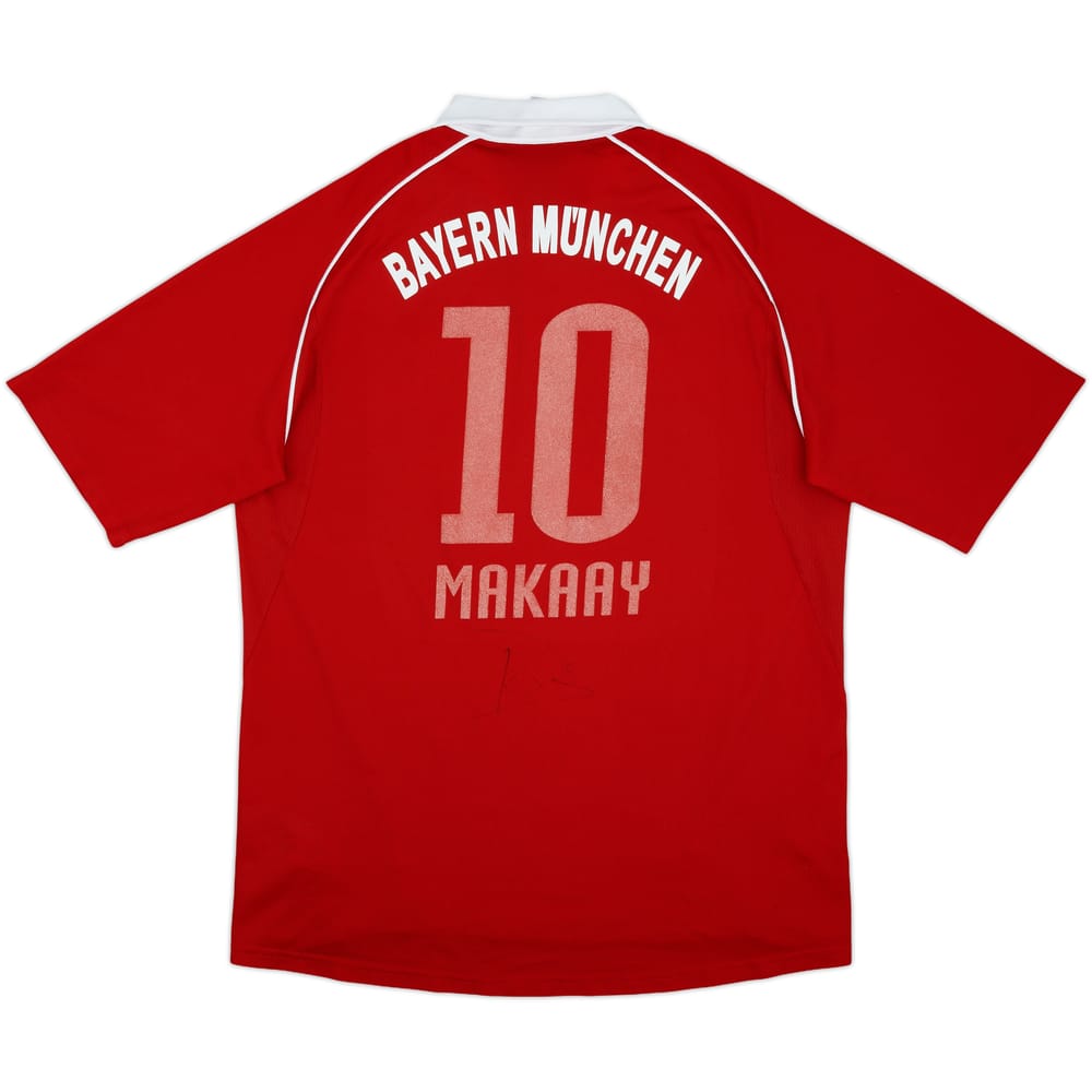 2005-06 Bayern Munich Signed Home Shirt Makaay #10 - 4/10 - (XL)