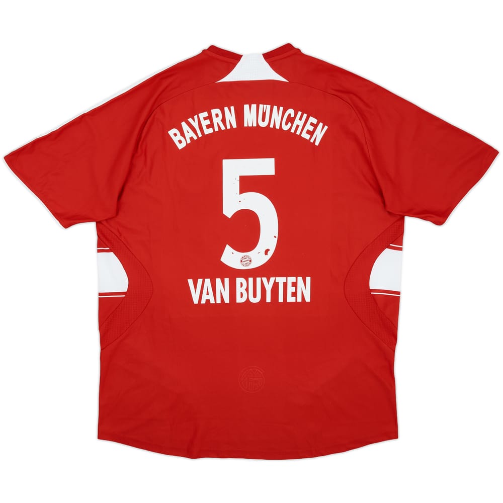2007-08 Bayern Munich Home Shirt Van Buyten #5 - 6/10 - (XL)